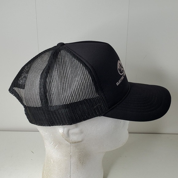 VTG Roll Rite Electric Tarp Systems Black Trucker Hat Semi Truck Snapback Cap - Picture 6 of 9